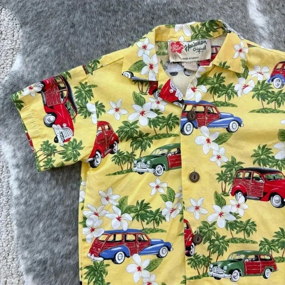 Hilo Hattie Hawaiian Classic Car Shirt - Picture 2 of 8